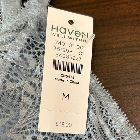 HAVEN Well Within Lace Bralette - Medium $48 retail - Picture 2 of 7